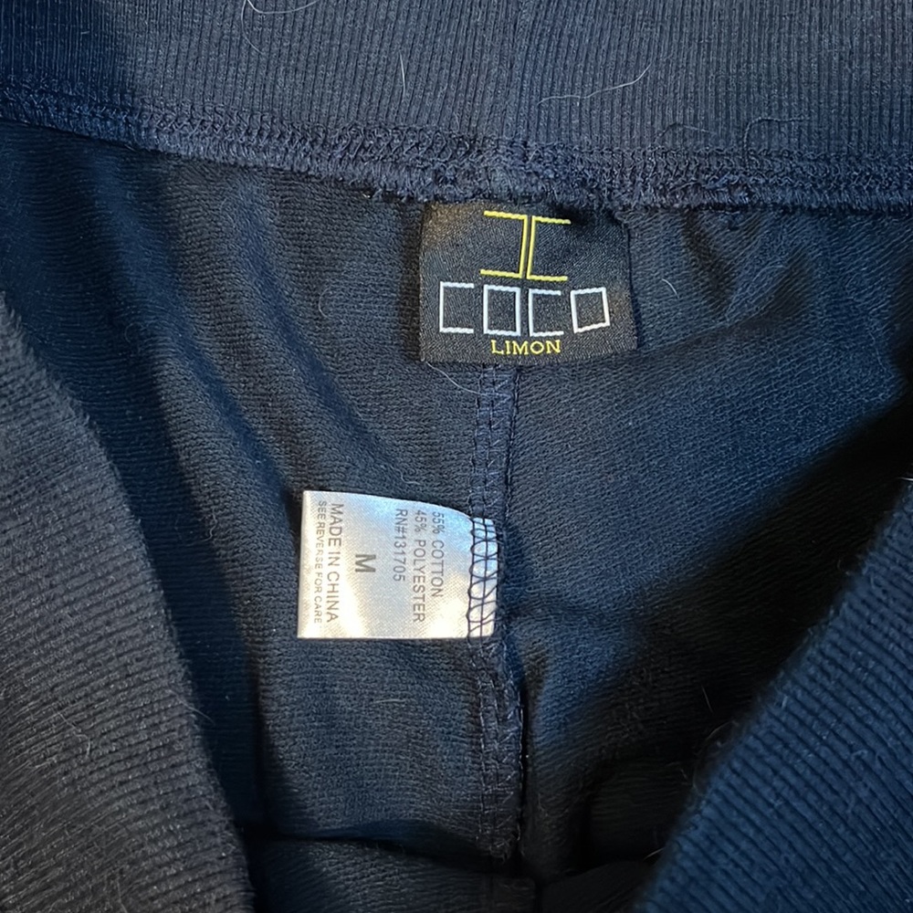 Navy blue thin joggers - Picture 4 of 4